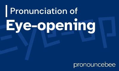 how to pronounce opening