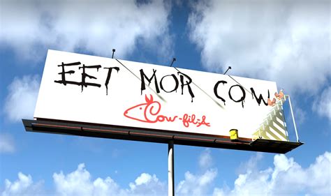 Chick Fil A Cow Billboards