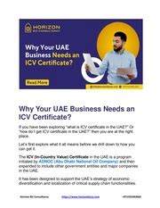 Why Your UAE Business Needs an ICV Certificate? : Free Download, Borrow, and Streaming ...