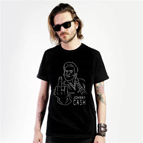 Camiseta Masculina Johnny Cash Amply