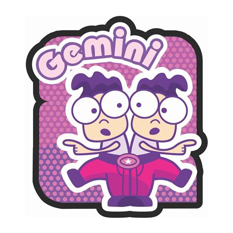 Sticker Atölyesi Gemini Ikizler Burç Zodiac Sticker 30003 Fiyatı