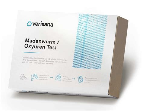 Madenwurm (Oxyuren) Test – Einfacher Abklatschtest – Verisana