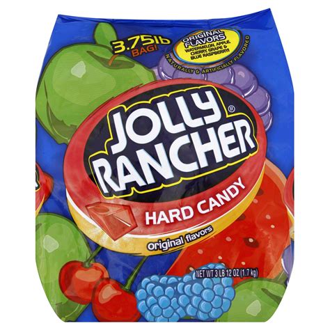 Jolly Rancher Hard Candy Original Flavors 60 Oz 3 Lb 12 Oz 1 7 Kg Jolly Ranchers Candy