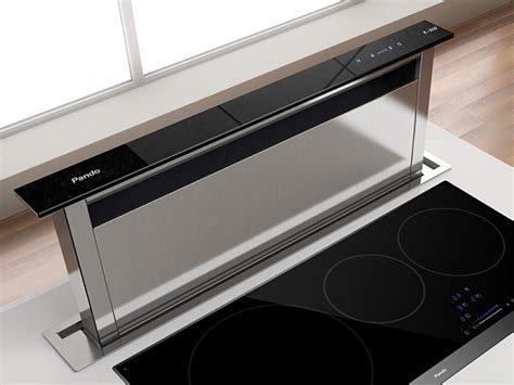 Встраиваемая в столешницу вытяжка Pando E-320/90 IX-CR.TOUCH V.950 SEC ...