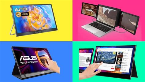 experience ultimate flexibility   portable monitor  vintage