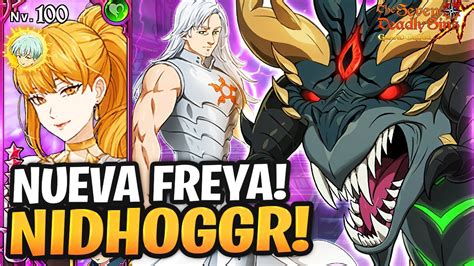 Nueva Freya Verde Pisos Equipo Drag N Seven Deadly Sins