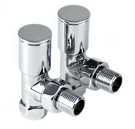 Modern Chrome Radiator Valves Intatec