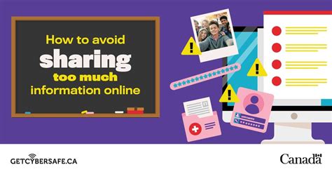 How to avoid sharing too much information online - Get Cyber Safe | Get ...