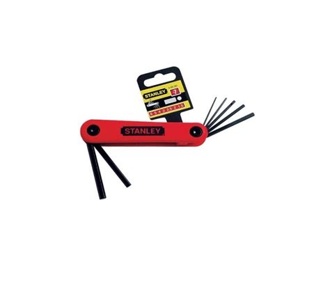 Stanley Folding Hex Key Set 7pcs Metric