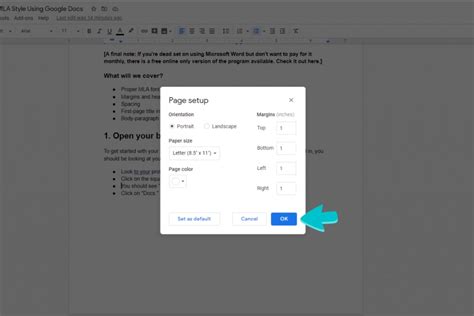 How To Format Your Essay In MLA Style Using Google Docs