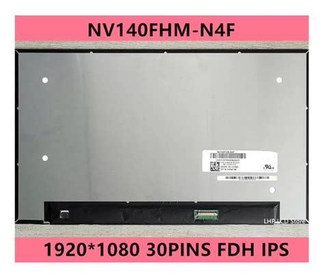 NV140FHM N4F LAPTOP LCD LED SCREE PANEL 1920 1080 30PINS FDH IPS