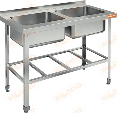 HICOLD НСО2М-13/7БР ЭН ванна моечная 2-х секционная / Моечные ванны ...