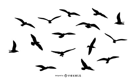 Bird Flight Silhouette at GetDrawings | Free download