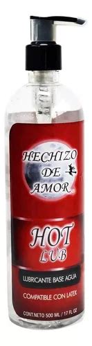 Lubricante Termico Intimo Hot Lub Hechizo De Amor 500ml Sabor N A