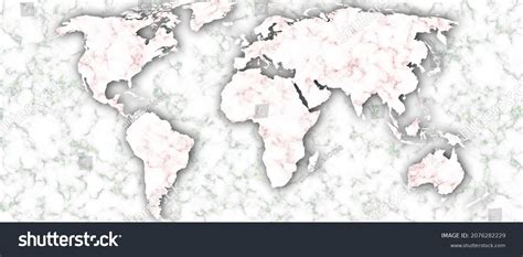 World Map Marble Texture Stock Illustration 2076282229 | Shutterstock 