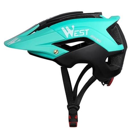 Casque de vélo respirant WEST BIKING VTT réglable Sécurité sportive