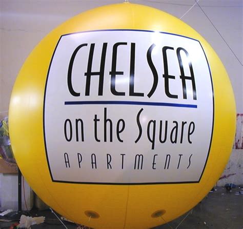 10 Foot Sphere Shape Giant Advertising Balloon Two Color Custom