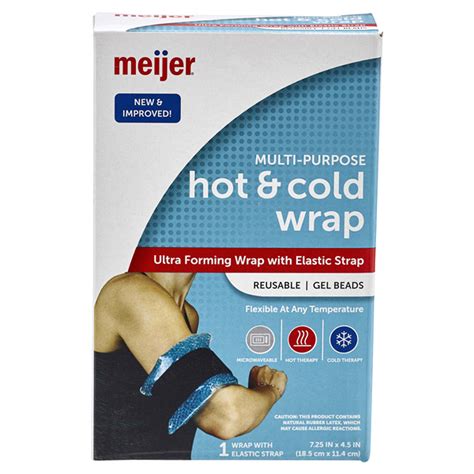 Meijer Multi Purpose Hot Cold Gel Beads Wrap 1 Ct Shipt
