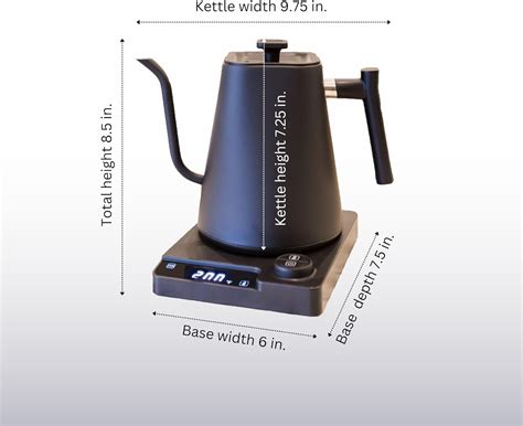 KETTLE BLOOM Hervidor eléctrico boquilla de cuello de cisne de