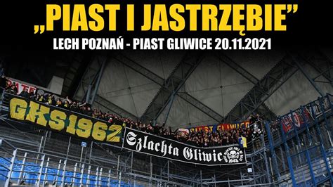 Piast I Jastrz Bie Podczas Meczu Lech Pozna Piast Gliwice