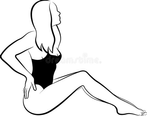 Naked Woman Stock Vector Illustration Of Hips Nudity 30703293