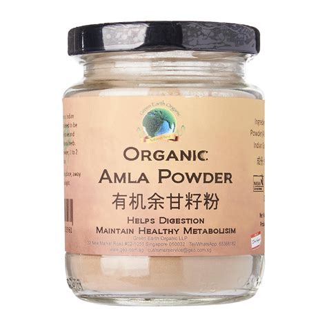 Green Earth Organic Amla Powder Indian Gooseberry Ntuc Fairprice