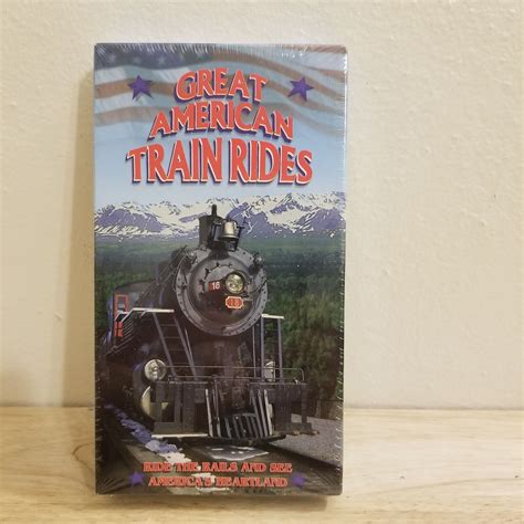 New Sealed VHS RailRoad Video Tape Great American Train Rides VHS EBay