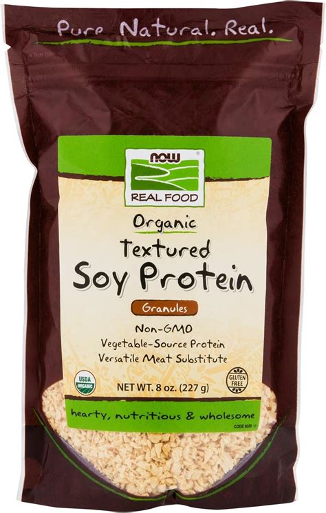 Amazon Now Foods Real Food Certified Organic Textured Soy Protein