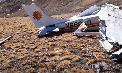 colorado hiker stumbles  wreckage  fatal plane crash