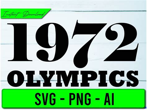 1972 Olympics Svg - Etsy