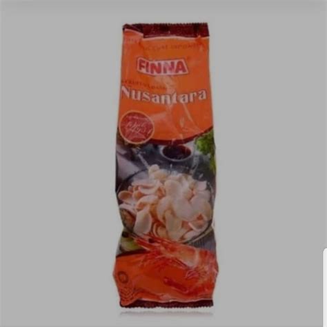 Jual Kerupuk Krupuk Udang Shrimp Crackers Finna Nusantar Gr