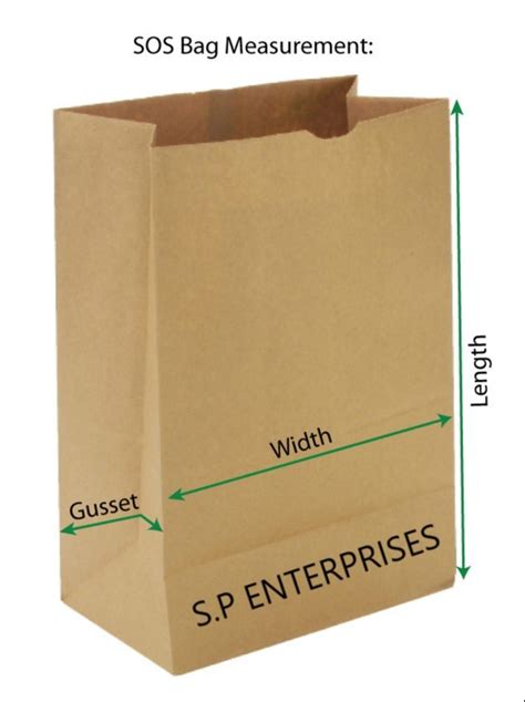 Brown Square Bottom Kraft Paper Bags For Packaging Capacity 2kg At