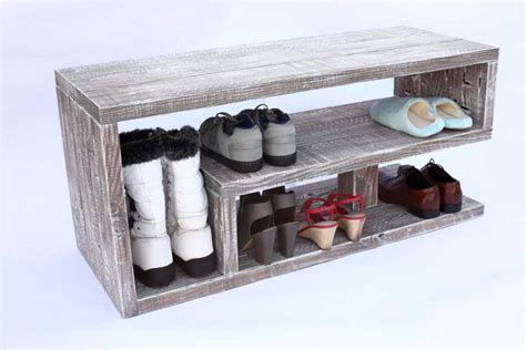 Shoe Rack Bench Free Woodworking