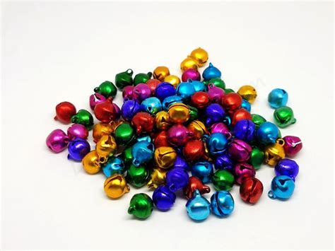 8 Mm Bells Small Bells That Jingle Mini Bells Multi Color Etsy