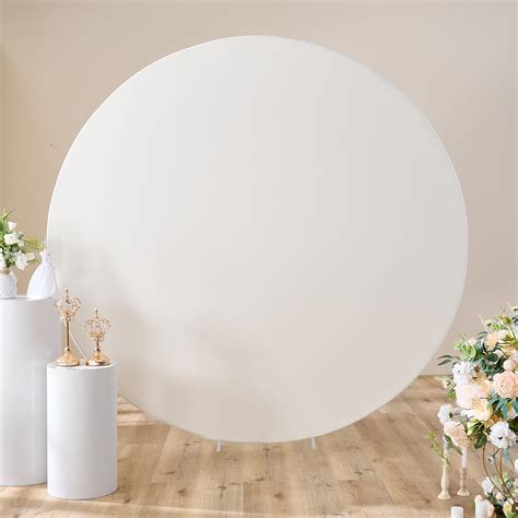 Amazon 7 5x7 5ft White Round Backdrop Cover White Circle Backdrop