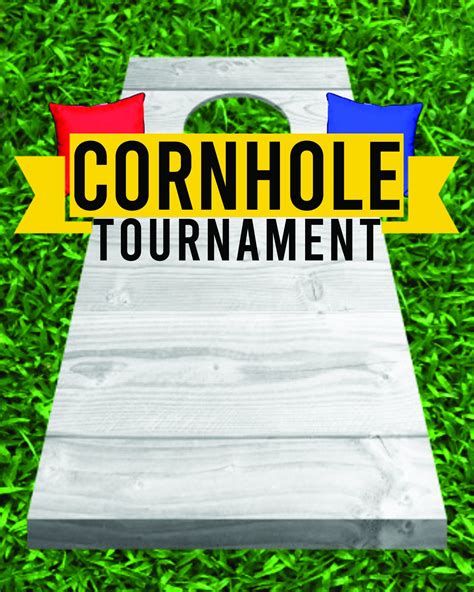 Cornhole Tournament Flyer Editable Event Flyer Poster Etsy