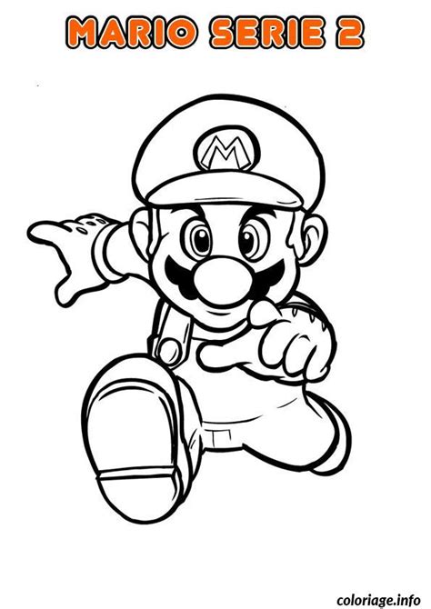 Coloriage Mario Bros Nintendo 5 Dessin Mario à Imprimer