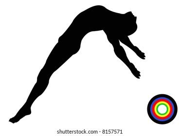 Olympics Gymnastics Floor Artistic Male Stock Illustration 8157571 ...