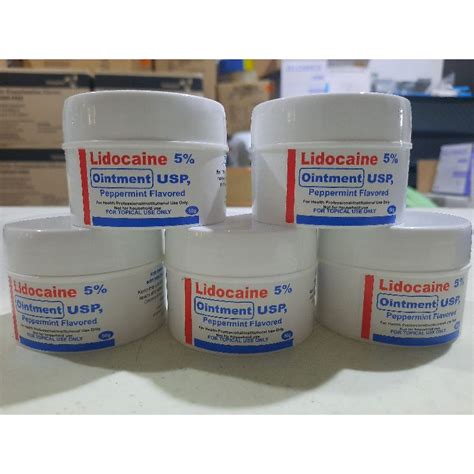 Lidocaine Ointment Usp 50g Shopee Philippines