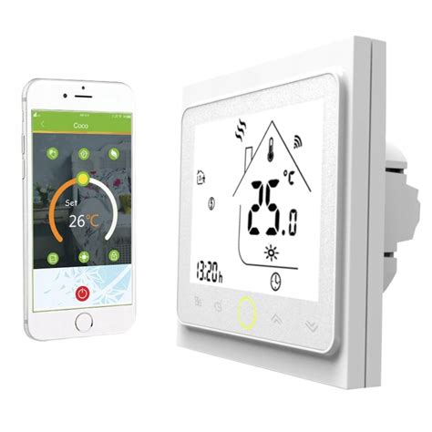 Termostat Do Mat I Si Ownik W Termoelektrycznych Smart Bia Y Zigbee