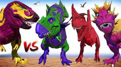 Thanos Shark T Rex Vs Bane Malusaurus And Ultimasaurus V Rex Jurassic World Evolution Dinosaurs