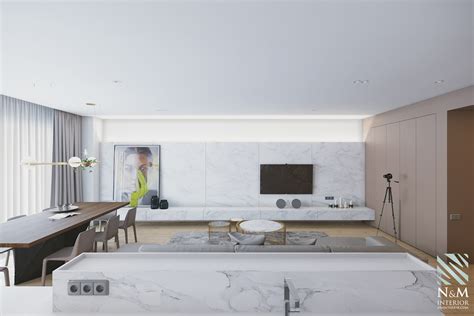 Nude Apartment Livingroom Cgi On Behance