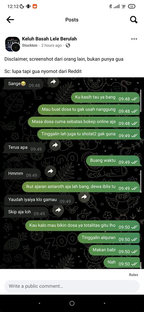 Ada Yg Ngaku Nemu Ss Dari Reddit Tapi Kok Gua Ga Pernah Nemu Thread