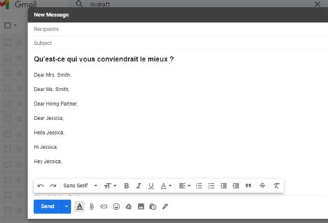 Comment Commencer Un Mail Professionnel En Anglais Toutes Les