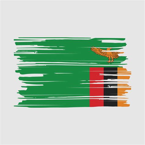 Zambia Flag Brush 20446267 Vector Art at Vecteezy