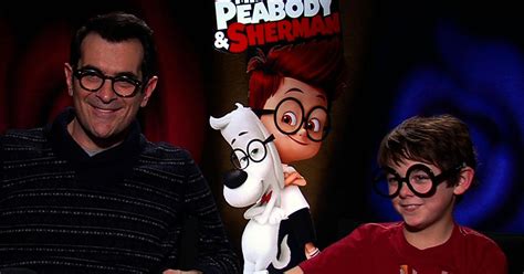 "Mr. Peabody and Sherman" stars on voicing famous characters - CBS News