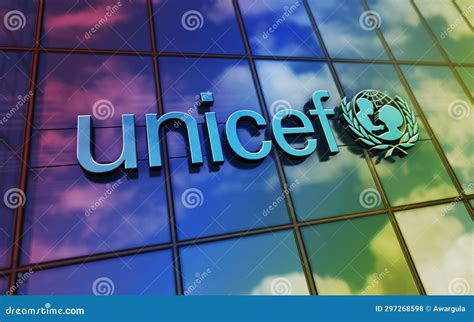 Unicef Organization Headquarters Glass Building Concept Editorial Stock