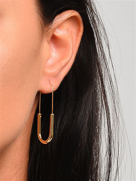 Gold Hoop Earrings | Creolen, Kreolen, Shein