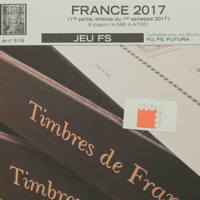 Jeu France Futura FS 2017 1er Semestre Yvert Et Tellier 770011