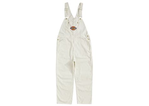 Supreme Dickies Corduroy Overalls White Solesense